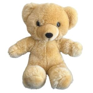 MTY International Bear Stuffed Animal Plush Beige Tan Classic 9in
